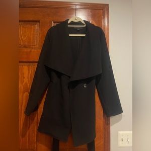 Ann Taylor Factory Black Wrap Jacket